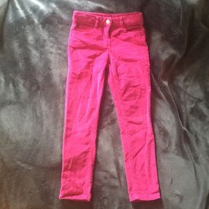 Jacadi pink corduroy pants